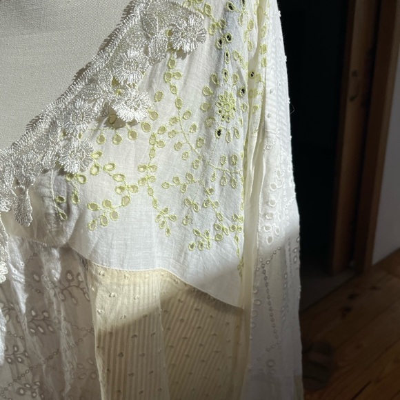 NWT Antica Sartoria Flowy Boho Gorgeous Poncho NOTE: There is a Flaw! - Picture 7 of 11